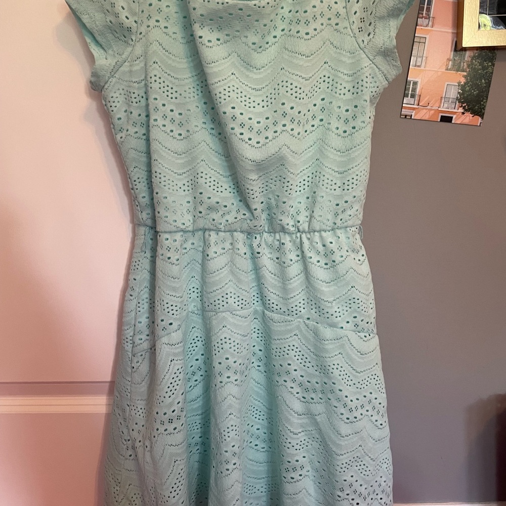 blue lily rose dress; size 12; worn once